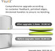 Nesting Measuring Cups and Spoons Set, Stainless Steel with Soft Silicone Handle – Heavy Duty & Dishwasher Safe for Meas