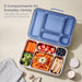 Stainless Steel Lunch Box, Dark Blue, 1100 ml/37 oz