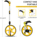Measuring Wheel in Feet and Inches, Double Collapsible, Mechanical