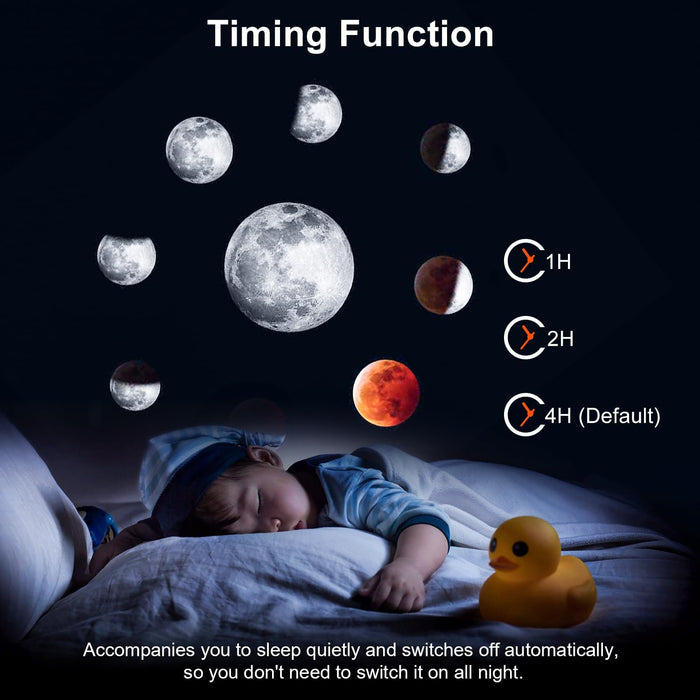 Galaxy Projector Night Light, 13-in-1 Star Projector for Bedroom, White