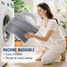 Chenille Bathroom Rugs 30x20, Soft Absorbent Bath Mats, Grey