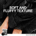 Bath Loofah Sponge for Shower - Body Scrubber 4-Pack Black