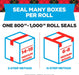 Scotch Heavy Duty Packing Tape, 1.88 in x 800 in, 6 Rolls