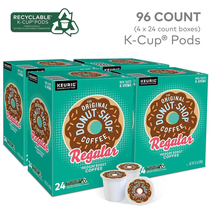 Regular, Single-Serve Keurig K-Cup Pods, Medium Roast Coffee Pods, 96 Count