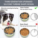 Slow Feeder Dog Bowls Insert,Third Generation upgradedSuper Firm Eating Bowl（Cuttable） for Large Breed and Medium Small 