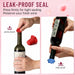 2‑Pack Silicone Wine Stoppers, Rose Shaped Bottle Stoppers