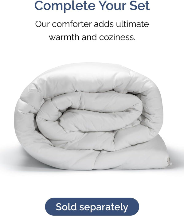 Extra Deep Twin Sheet Set - 4 Piece Breathable & Cooling Sheets - Burgundy