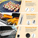Grill Utensils Set,15 Pcs Stainless Steel BBQ Accessories Set