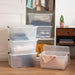 6-Pack 32.5 Quart Clip Box with Latching Lid