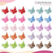 Glitter Butterfly Hair Claw Clips, Y2K Hair Accessories 50 Pcs