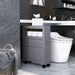 Slim Rolling Bathroom Storage Cabinet