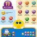 Electronic Alphabet Wall Chart, Kids Learning Toys for Toddlers 1-3 - Blue