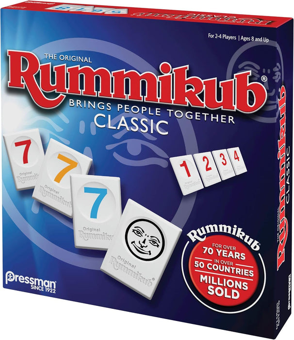 Rummikub - The Original Rummy Tile Game | Exciting Family Game of Strategy and Luck | Promotes STEM Skills | For Kids, Teens, Adults | 2-4 Players, Ages 8+