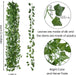 Fake Vines for Room Decor(12 Pack 84 Feet) Aesthetic Artificial Plant Ivy Leaves Hanging Greenery Garlands for Home Bedroom Wall Wedding Christmas Party Office Patio Outdoor Garden Décor