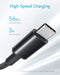 USB A to USB C Cable, USB to USB C Cable(2Pack,3ft,Black)