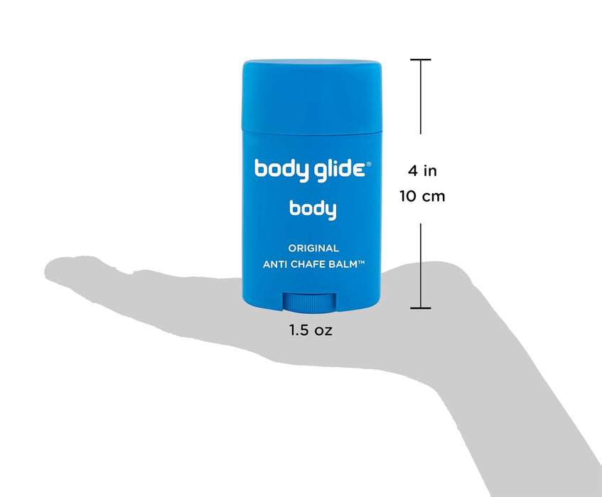 Body Glide Original Anti Chafe Balm | No Chafing Stick | Prevent Arm, Chest, Butt, Thigh, Ball Chafing & Irritation | Tr