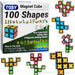 Magnet Cube 2x2 - 8 Blocks, 2 in 1 Toy: 2x2x2 Puzzle Cube and Customizable Infinity Cube, Glowing, UV Flashlight, Fidget