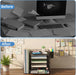 5-Tier Desk File Organizer with Drawer & Pen Holder (Black)