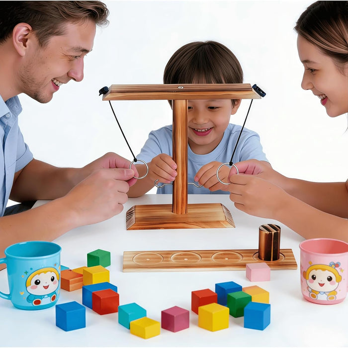 Ring Toss Game, Ring Throwing Game with Shot Put, Hook and Ring Throwing Game for Adults Kids, Fun Hook and Ring Game wi