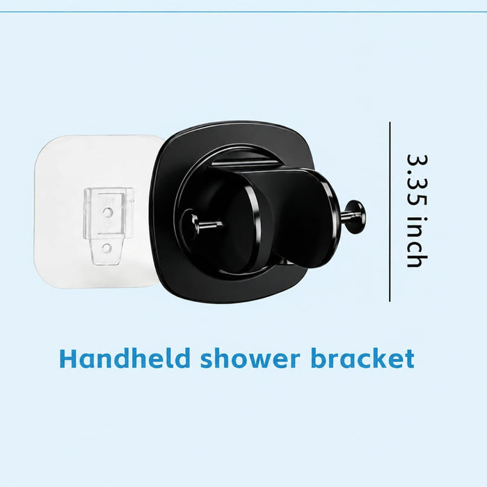 Adjustable Handheld Shower Holder Matte Black