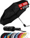 Windproof Travel Umbrella - Compact & Withstands Winds up to 100MPH, Strongest Premium Auto Folding Umbrella for Rain an