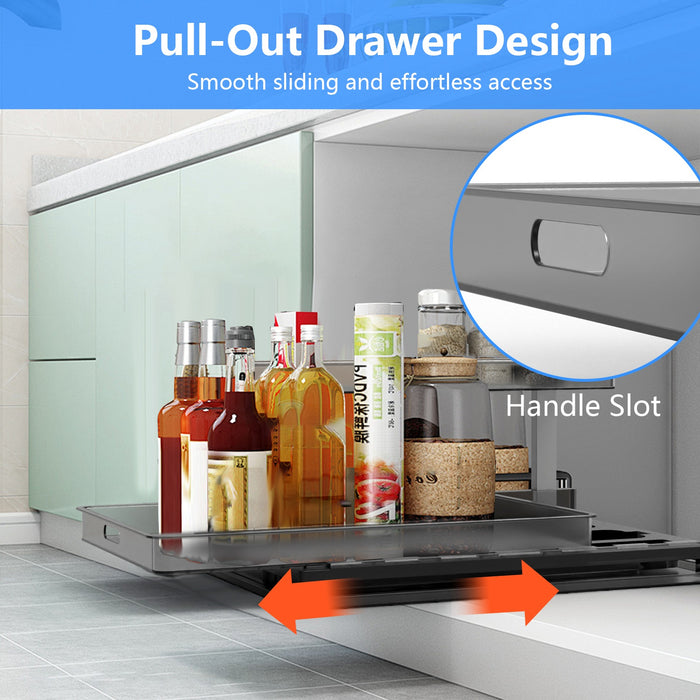 Two-Tier Pull-Out Under-Sink Organizer