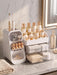 Large Makeup Organizer for Vanity Countertop, White