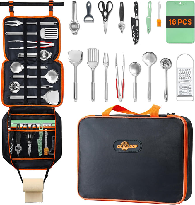 Camping Utensil Set, Camping Cooking Utensils & Kitchen Tools