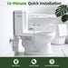 Bidet Attachment, Non-Electric Cold Water Bidet Toilet Seat Attachment with Pressure Controls, Retractable Self-Cleaning