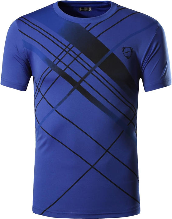 Youth Quick Dry Wicking Active Athletic Short Sleeve Performance T-Shirt Big Boys & Girls Tennis Golf Shirts LBS701