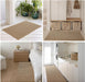 Waffle Bath Mat, Boho Bathroom Rugs Non Slip Washable, 30x20 Khaki