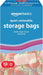 Reclosable Quart Food Storage Bags with Double Zipper Seal, BPA Free, 150 Count