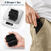 Luggage Straps for Suitcases, 2 Pack, Black