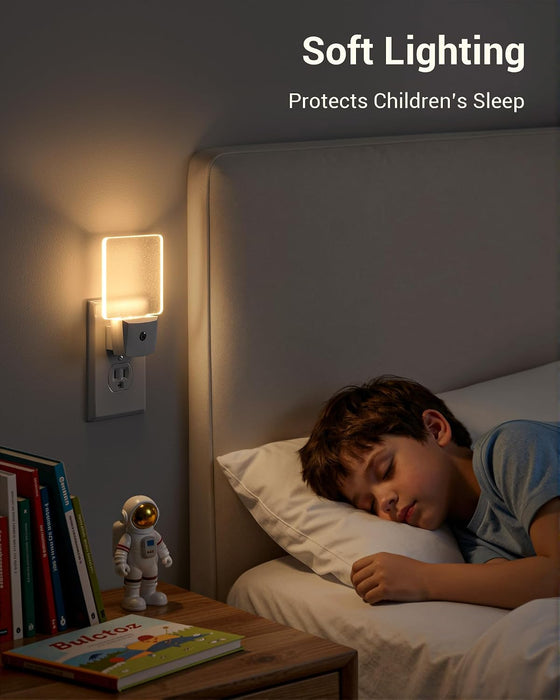 Night Lights Plug into Wall, LED Night Lights Light Sensor 4 Pack