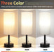 Bedside Table Lamps Set of 2 - Small Nightstand Lamp for Bedroom