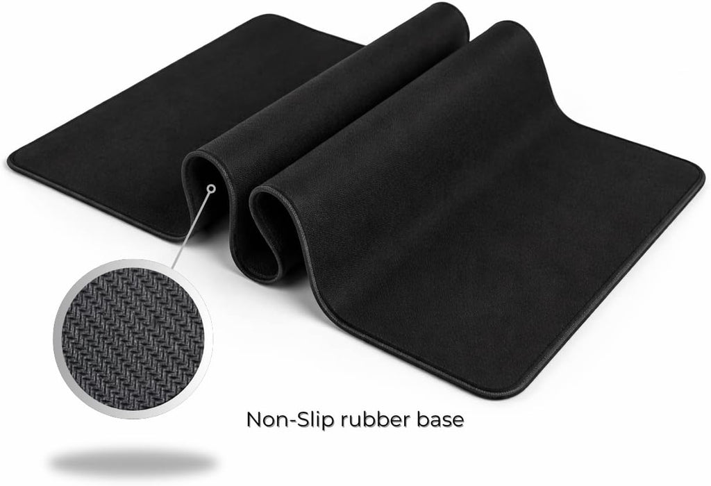 XXL Gaming Mouse Pad, 31.5 x 11.8 Inch Extended Large Desk Mat, Non-Slip Rubber Base, Stitched Edges, Smooth Cloth Surfa
