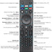 Universal Remote Control XRT140 for VIZIO Smart TV Remote Replacement XRT136 XRT260 XRT270 Smartcast D, E, M, P, V, PX Series Smart TVs