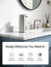 Touchless Automatic Soap Dispenser – Clog-Free Pump, 0.2s Fast Sensor, USB-C Rechargeable, Smudge-Resistant Stainless Steel, for Kitchen & Bathroom Soap Dispenser