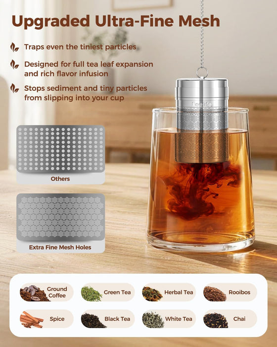 Snowflake Stainless Steel Tea Infuser for Loose Leaf Tea Steeper