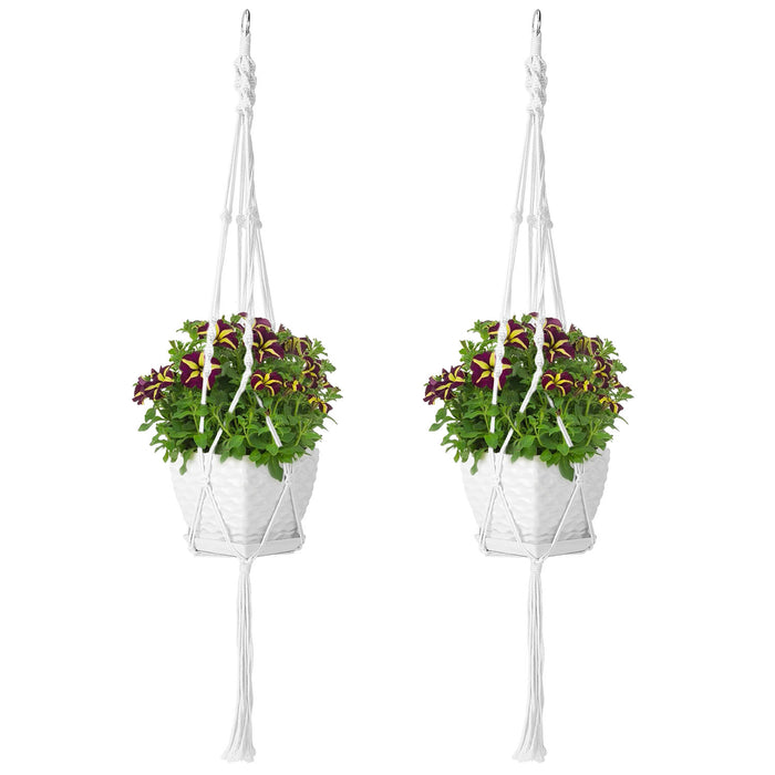 Two-Pack Cotton Rope Plant Hangers