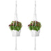 Two-Pack Cotton Rope Plant Hangers