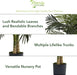 4 ft Artificial Golden Cane Palm Tree with Nursery Pot