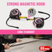 25-FT Tape Measure with Fractions, 3 Brakes Retractable Measuring Tape, Compact Measurement Tape with Magnetic Hook, Nyl