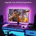 TV Backlight 55 inch, 11.5Ft Led Strip Lights USB Powered with Remote -Curve Design Sync on/Off with TV, Changing LED Ba