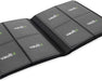 4 Pocket Strap Trading Card Binder 160 Cards Side Loading (Black)