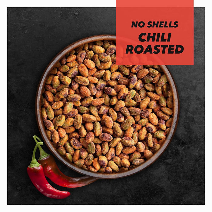 No Shells, 3 Flavors Mixed Variety Pack of 9 (0.75 Ounce), Roasted & Salted Nuts (4), Chili (3), Honey (2), Protein Snacks, Gluten Free, Healthy Snacks Variety Pack for Adults