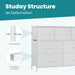 7 Drawer Fabric Dresser, Storage Tower for Bedroom and Closet