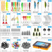 Fishing Lures, 137Pcs Tackle Box with Tackle Included, Crankbaits, Spoon, Hooks, Weights & Other Accessories, Fishing Ba