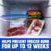 Gallon Freezer Bags, Food Storage, Stand-Up Bottom, 66 Count