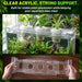 Telescoping Aquarium Plant Holder with 3 Sponge Cups